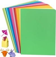 Origami-Papier A4 200 Blatt 20 Farben 70G/M² Beidseitig FüR Kinder Basteln