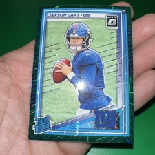 JAXSON DART - 2025 Donruss Optic GREEN VELOCITY Prizm Rookie RC #273 Giants