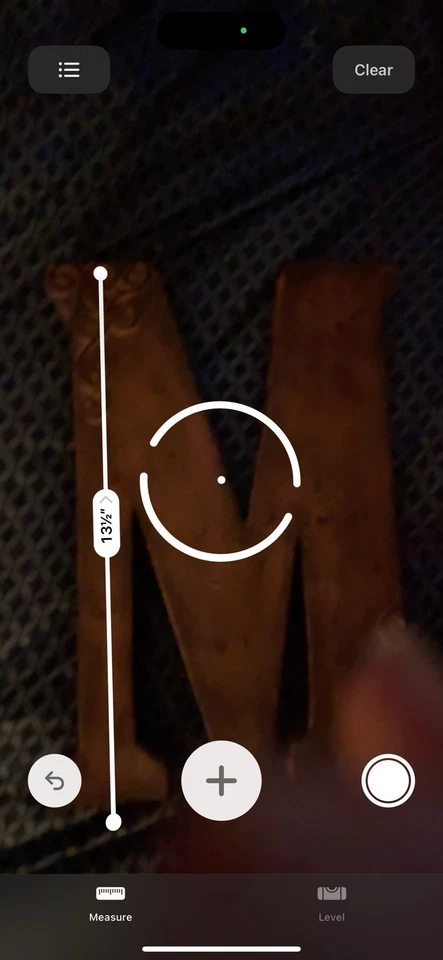 Rustic Metal Sign Letter “M” With Swirl Designs And Keyhole Hang Up - Image 4 of 4