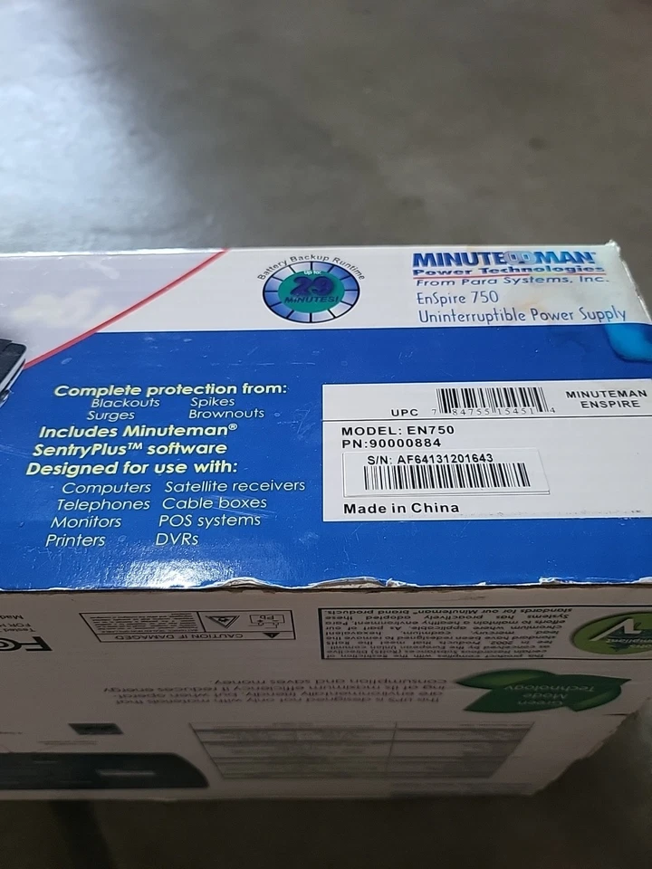 Minuteman Enspire EN750LCD Uninterruptible Power Supply - Image 3 of 4