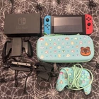 Nintendo Switch 32GB Console Bundle Neon Blue/Red READ DESCRIPTION!!