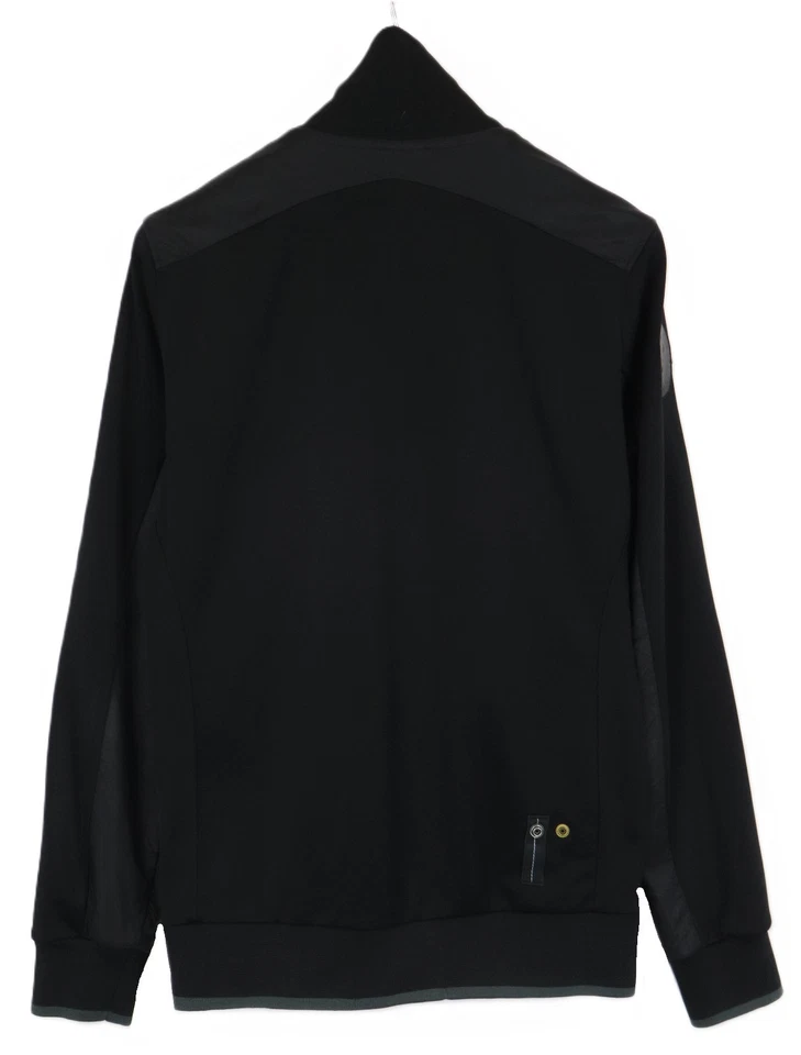 G-Star Douglas Vest Sweat Homme M Noir Col Montant Fermeture Éclair Poche Logo - Photo 2/4