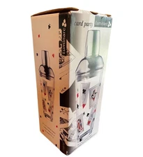Vintage Luminarc Card Party 20 1/2 Oz Cocktail Shaker Made In USA