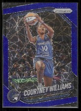 Courtney Williams 2025 Panini Prizm WNBA #69 Blue Velocity Prizms Minnesota Lynx