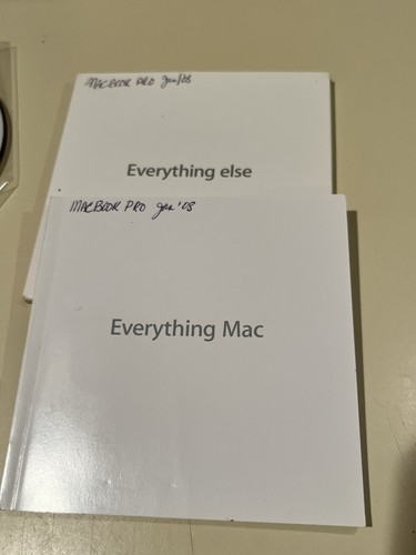 MacBook Pro OS X Install Disc 1 & 2 Version 10.5 2007 OEM + Books, Stickers, Etc - Picture 6 of 10