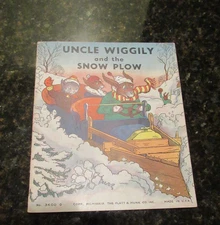 1939 Uncle Wiggily and the Snow Plow Platt & Munk Kids Book