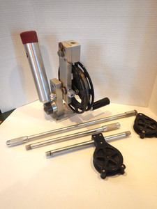 Big Jon Manual Downrigger Adjustable Boom Rod Holder Dated 1991 READ Vintage L1