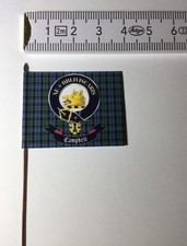 1x 28mm Scottish Scotland Scots Clan Banner C...
