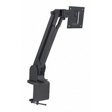 LCD Monitor Desk Mount 10?23in VESA 75 100 Tilt Swivel Black Steel Bracket
