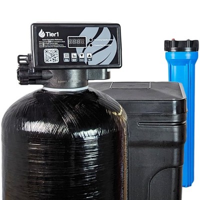 Tier1 Whole House Water Softener System 32000 Compact Grain Filtration System