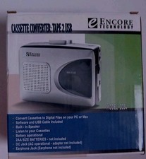 CASETTE CONVERTER-TAPE 2 USB 2034, Encore Technology, Digital Files on PC/Mac