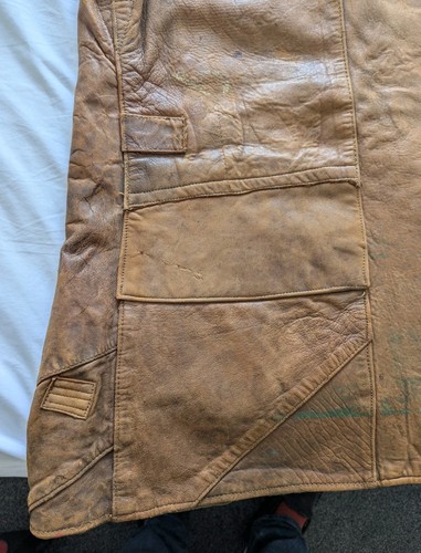Original WW2 ATS Woman's Leather Jerkin Size 5 - Picture 14 of 18