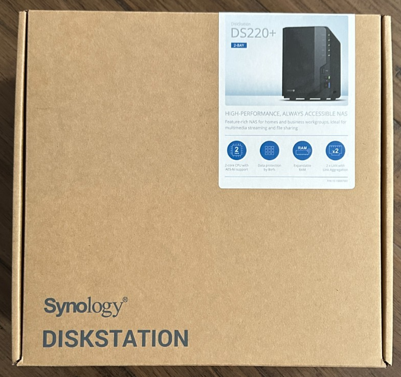 Synology DiskStation DS220+ 2 Bay NAS (Network Attached Storage