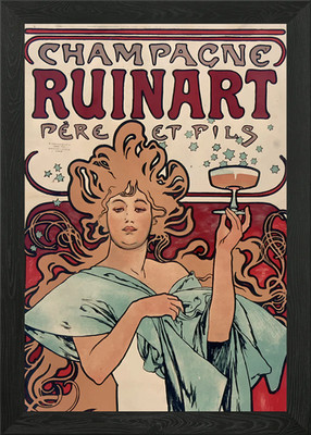 Alphonse Mucha gerahmtes Wandbild Poster Leinwanddruck Bild
