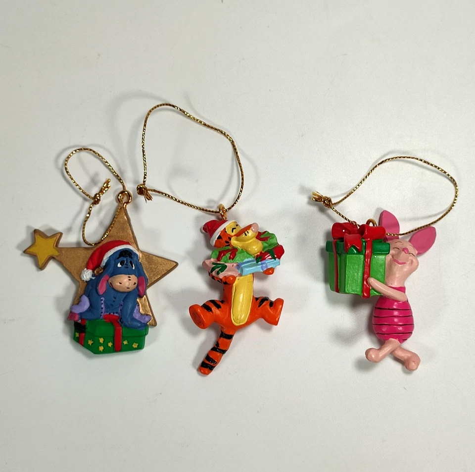 7x Disney Winnie The Pooh Christmas Tree Decorations - Image 3 of 4