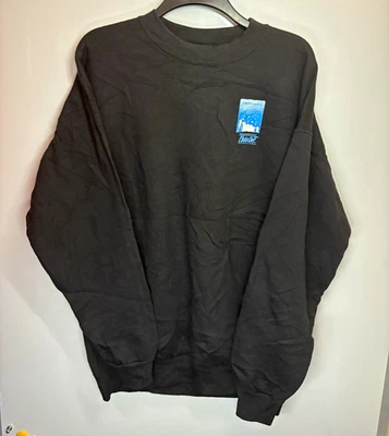 Sudadera Lee 10 Aniversario Hombre Negra Cuello Redondo Etiquetada XL (ver medidas) - Imagen 1 de 4