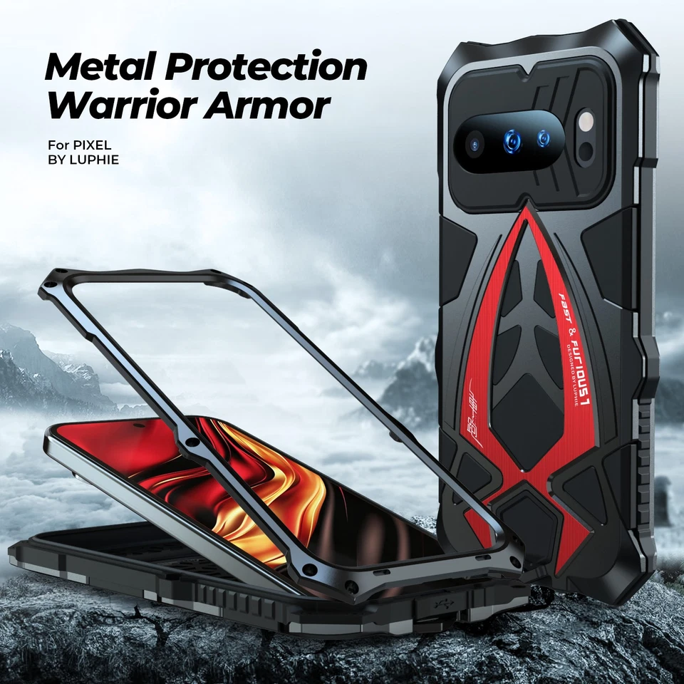 For Google Pixel 10 Pro/10/9 Pro Metal Heavy Duty Rugged Soprots Shockproof Case - Image 3 of 4