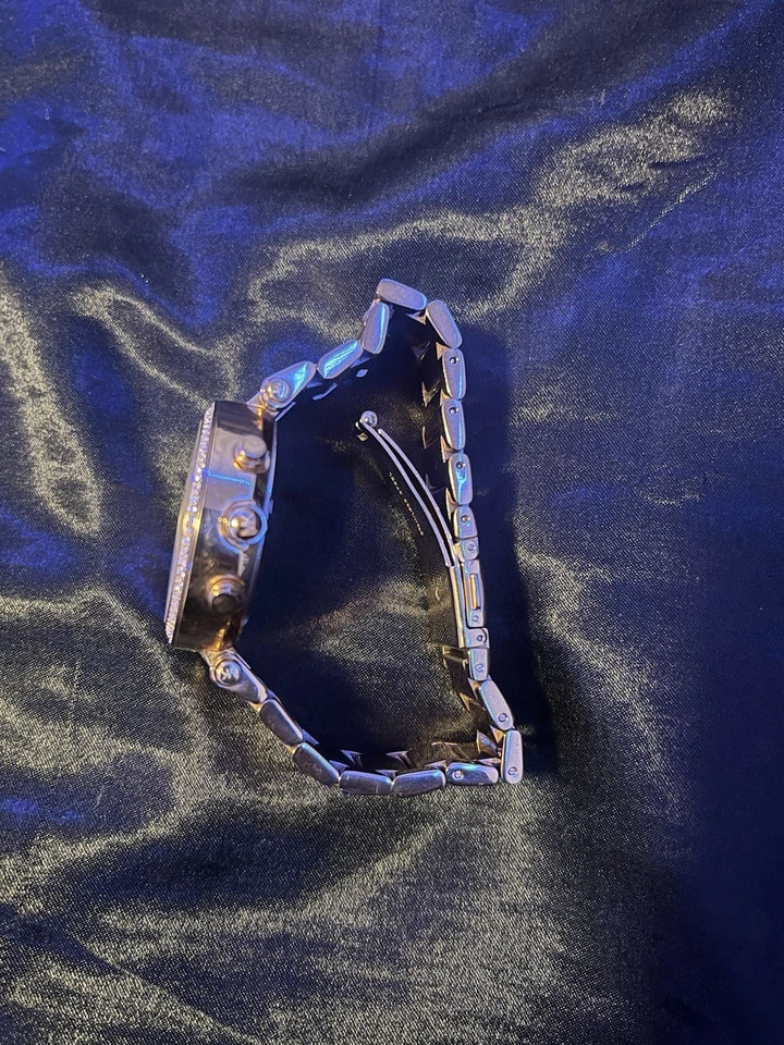 Reloj cronógrafo para mujer Michael Kors MK6285 Parker esfera oro rosa  Foto 4 de 4