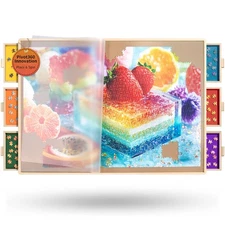 1500 Piece Puzzle Board Pro, with 6 Drawers & Cover, 34" x 25", Sort-Wise Col...