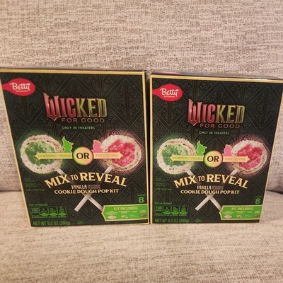 WICKED for Good Cake Pop Kit Party Limited Edition LOT OF 2 NEW Mix to Reveal