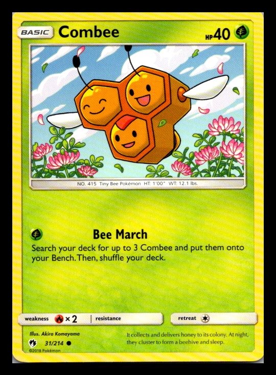 Combee SM - Lost Thunder 31/214 NM