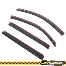 Fits 19-25 Silverado Sierra 1500 2500 3500 HD Crew Cab In-Channel Window Visors