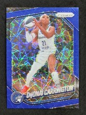 2025 Panini Prizm WNBA - Blue Velocity  #9 - DiJonai Carrington - Minnesota Lynx