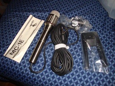 Vintage KENWOOD Microphone Electronic Echo mc-1E IMP 600Ω Made in Japan