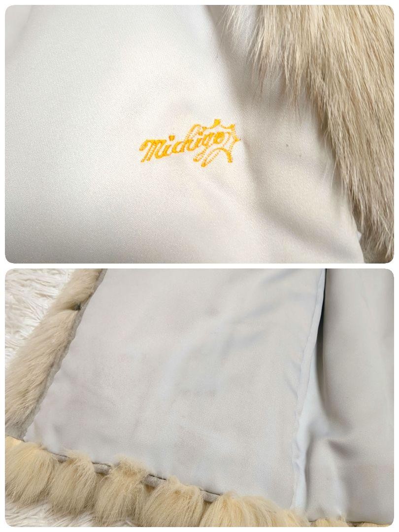 ROTINY Silver Fox Fur Coat Real Fur Mid-Length | eBay