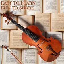 Glarry School Band 4/4 Full Size Acoustic Violin Fiddle With Accessories