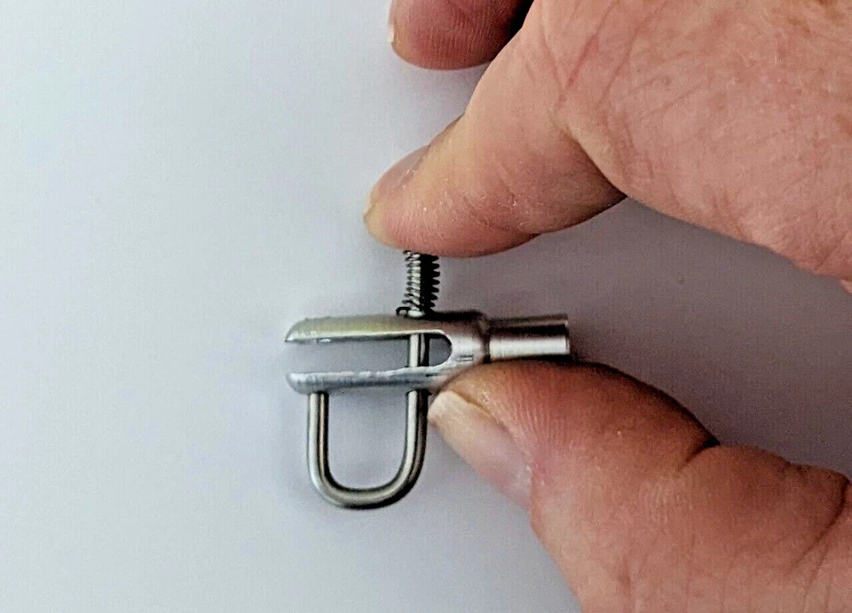 Gabelkopf M 3 oder M 4 Gewinde Alu Schnellverschluss MB 4031-3 - Bild 4 von 4