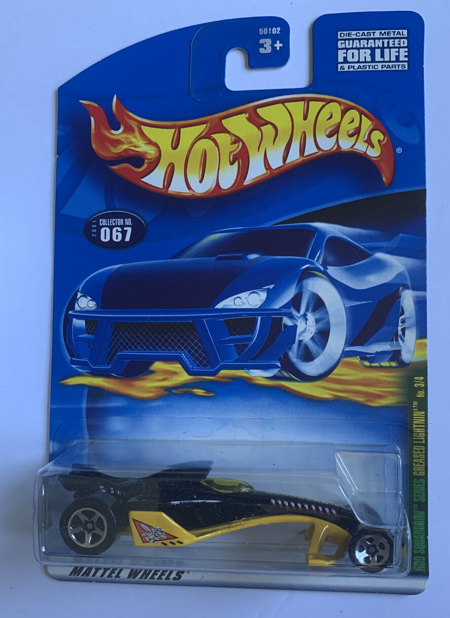 Hot Wheels 2001 Greased Lightnin’ Rod Squadron Series No. 3/4 Concept Car New