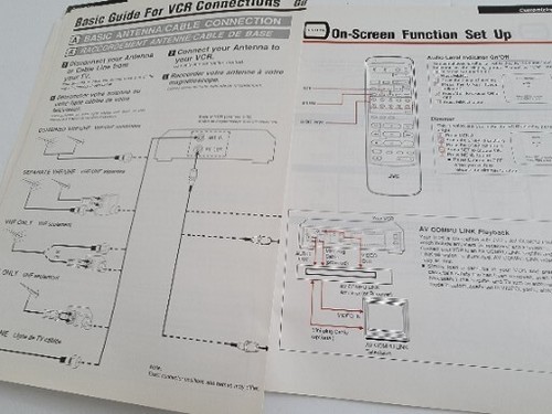 JVC Stereo Cassette Recorder Instruction Manual Paper Literature HR-S4700U - Picture 6 of 8