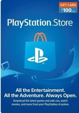 Sony PlayStation Store $100 PSN Gift Card - PS5 PS4 PS3