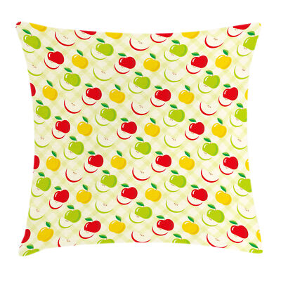 Kissenbezug Dekokissen für Sofa Apfel Retro Country Kitchen