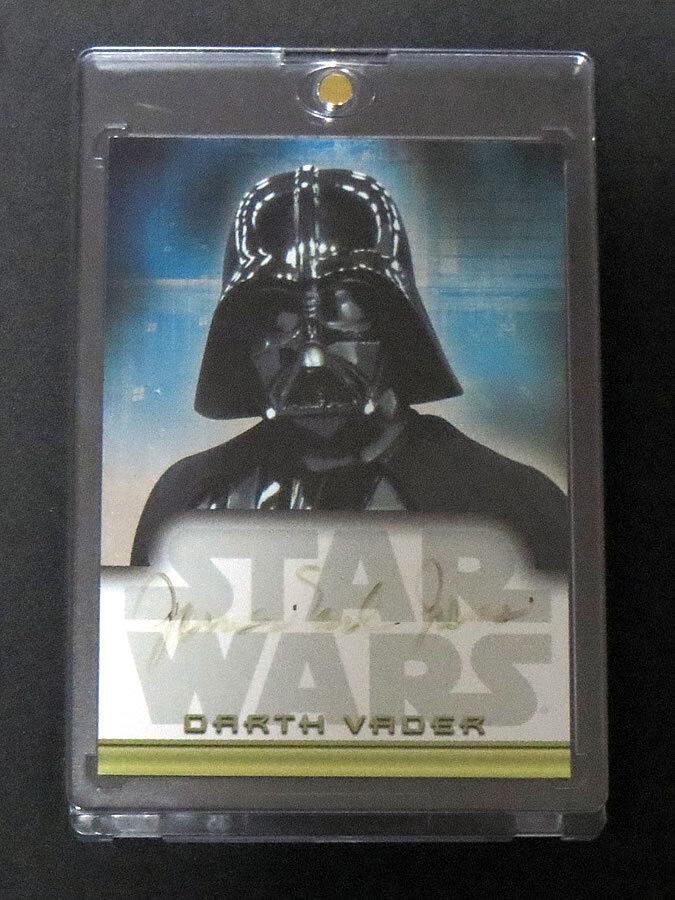 スターウォーズ 直筆サインカード Darth Vader auto Star Wars Topps Autograph Card Darth Vader Auto | eBay