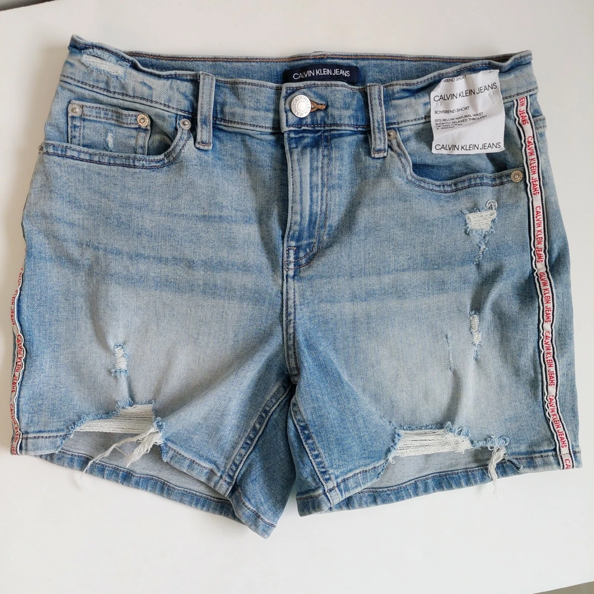 Discover 124+ distressed denim boyfriend shorts super hot dedaotaonec