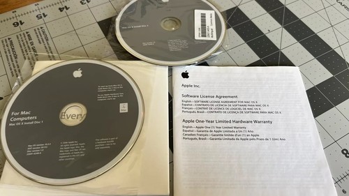 IMac OS X & Application DVD - OS Version 10.5.4 - Disc Version 1.0 W Sticker - Picture 4 of 5