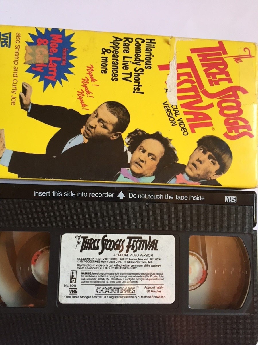 The Three Stooges Festival VHS | eBay