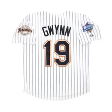 Tony Gwynn San Diego Padres 1998 World Series Home White Jersey Men's (S-3XL)