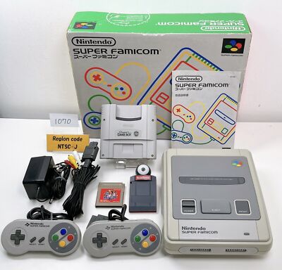 Super Famicom Red Super Famicom SNES SFC Early Model Boxed W
