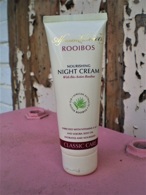 rooibos night cream radiance
