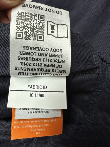 national safety apparel Overalls Size Xl 32 Inch Made Usa Arcguard Westex - Picture 10 of 14