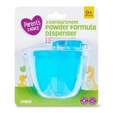 Parent's Choice 3 Compartment Powder Formula Dispenser