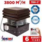 CHIMNEY FAN FOR FIREPLACE BARBECUE exhaust fan, Flue fan 110 VOLTS (For USA)