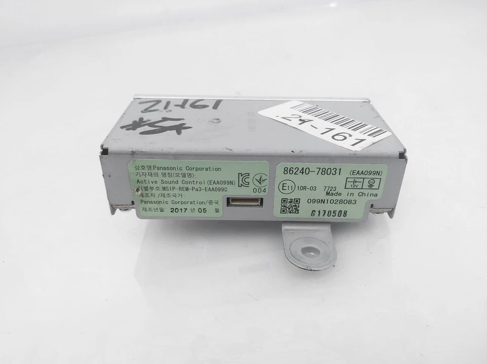 Lexus Nx200t 2016 2017 unidad de control Acm cancelación activa de ruido 8624078031 Foto 2 de 4