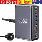600W GaN Fast Charging Station – USB-C PD Desktop Charger for iPhone & Laptops