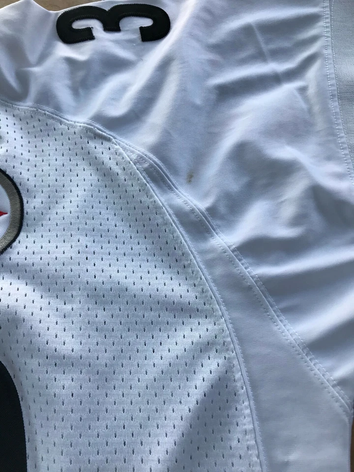 CAMISETA DE FUTBOL WILLLIE PARKER #39 STEELERS AUTÉNTICA VISITANTE REEBOK 52 MANCHADA Foto 3 de 4