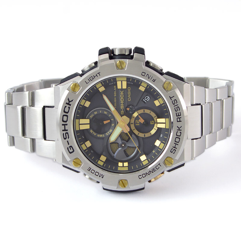 CASIO G-SHOCK GST-B100D-1A9JF G-STEEL Chronograph Bluetooth