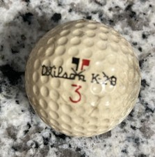 Vtg Wilson K-28 K28 K 28 3 Golf Ball Cadwell Cover Ball White Golfing Rare